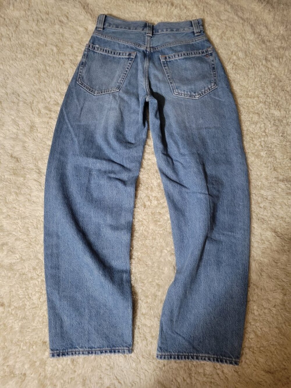 Madewell Petite Balloon Jeans in Dobbins Wash | Med Blue | 26" Inseam | 23P NWT - Picture 3 of 15